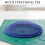 2Pcs Blue Linen Round Fascinator Base Stable Hat Maker Accessory 6