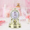 Vintage European-style silent table clock gold 2