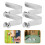 12Pcs Durable Silver Crutch Snap Clips for Secure Cane Connection 5