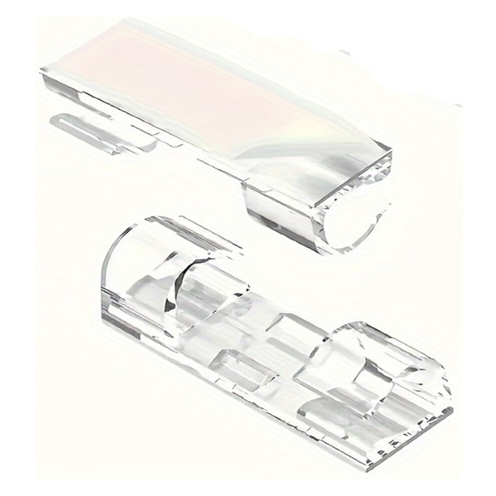 100Pcs Adhesive Cable Clips For Desk, Strong Hold Wire Management Organizer For Home Office 9330225823384
