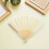 3Pcs DIY Wooden Hand Fan Frame Multi Color Fan Making Material 9