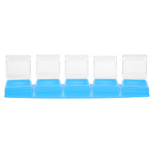 Skyblauwe Autoclavable Dental Tray Voor Denture En Mixproces