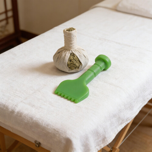 Green Ergonomic Hammer Silicone Muscle Release Tool 2