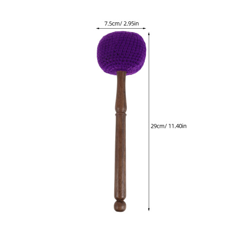 Handcrafted Singing Bowl Mallet with Wool Felt Head 1