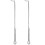 2Pcs Silver Bbq Meat Turner Hooks with Safe Handle for Home Grilling 1