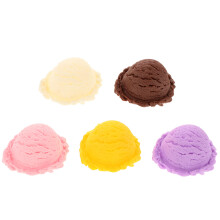 5St Realistische Ijsbol Props Van PVC Multi Voor Bonbons En Etalage