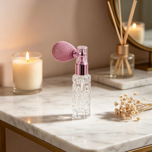 2Pcs Portable Clear Powder Atomizer Sprayers for Makeup and Travel Use 2
