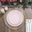 25 cm runda plasttallrikar i blush rose guld (10-pack) 2