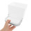 4Pcs Plastic Rabbit Feeder Box for Cage Automatic Hay Dispenser White 7