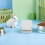 4Pcs Plastic Rabbit Feeder Box for Cage Automatic Hay Dispenser White 8