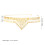 Alloy Dance Chain Belt for Women Adjustable Hip Scarf 2