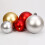 XIUH gold plastic Christmas ball 8 inch 5