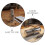 4Pcs Silver Metal Threaded Pole Adapter for Broom and Mop Handles 4