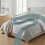 4Pcs Grey Fabric Bed Gap Filler for Dorms - Flexible 5