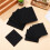 10Pcs Replaceable Activated Litter Box Filter Pads Black 4