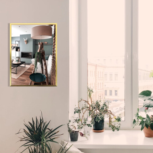 Aluminium Photo Frame Gold A3 Desk Display 1
