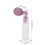 2Pcs Refillable Transparent Powder Dispenser Bottles with Rubber Pump 2