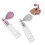 2Pcs Refillable Transparent Powder Dispenser Bottles with Rubber Pump 4
