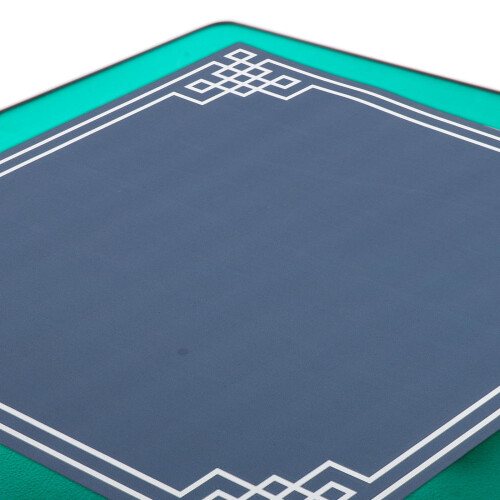 Foldable Blue Mahjong Mat for Table Noise Reduction Gaming Surface 2