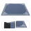 Foldable Blue Mahjong Mat for Table Noise Reduction Gaming Surface 6