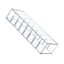 Clear Cable Organizer Box with DustProof Cover, Transparent Cord Storage Organizer for Desk and Home