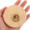 Round Bamboo Lid for Glass Jar Airtight Freshness with Pull Ring 7