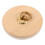 Round Bamboo Lid for Glass Jar Airtight Freshness with Pull Ring 10