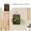 Carbonized Wood Vertical Plant Display Board for Home Wall Decor 5
