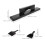 1Set Lightweight Black Shuffleboard Table Cleaning Brush and Broom Set 2