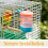 16Pcs Silver Stainless Steel Pet Water Bottle Hooks Secure Cage Mount 4