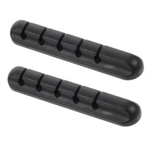 2PCS Silicone Cable Organizer and Holder for Desk Car Home Office, NonSlip MultiCable Management Clips