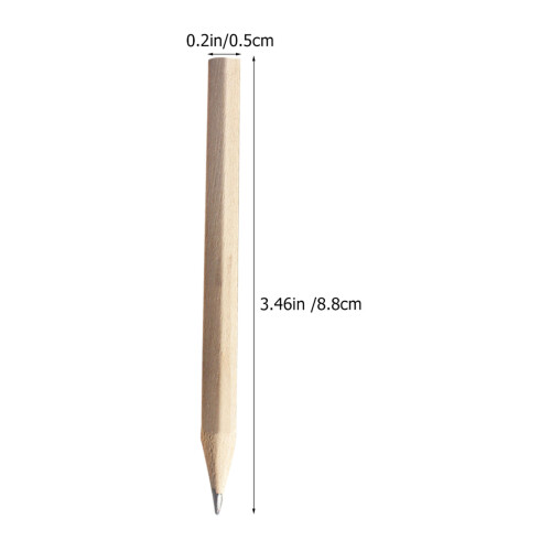 120Pcs Mini Woodworker Pencils Hb Hexagonal Short Pencils for Students 1