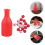 2Sets Pool Accessoires Rood Plastic Shaker En Dobbelset 7