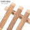 4Pcs Natural Wood Clay Texture Rollers for Craft Pottery and Sculpture 4