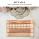 4Pcs Natural Wood Clay Texture Rollers for Craft Pottery and Sculpture 5