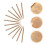 120Pcs Mini Woodworker Pencils Hb Hexagonal Short Pencils for Students 10