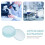 6Pcs Concave Convex Optical Glass Lenses Durable for Science Class 6