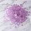 Pachet de confetti cu numere roz din plastic – 600 buc 2