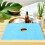 50Pcs Durable Disposable Face Rest Covers Sky-Blue Nonwoven for Spas 8
