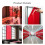 Red Pet Static Cling Window Film for Home Decor & Lighting Filter 5
