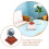 Mini Globe Ornament 1:12 Hout Metaal 5