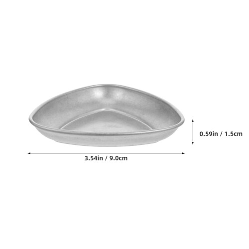2Pcs Silver Coffee Bean Cupping Sample Trays Stainless Steel 1