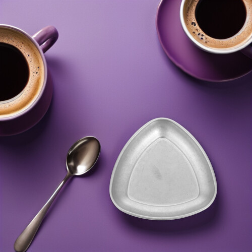 2Pcs Silver Coffee Bean Cupping Sample Trays Stainless Steel 2