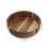 Brown Wooden Dough Bowl for Kitchen Bread Salad Fruit Serving 2