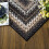 Vintage Braided Area Rug Black 2 ft x 10 ft 5
