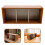 Light Brown Wooden Cd Organizer Rack for Home Desk Storage 5