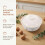 1Set Portable Ceramic Cheese Fondue Warmer with Lid White Table Server 4