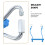 Blue Monkey Bars Outdoor Climbing Playset Durable Plastic Metal 5