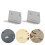 12Pcs Heavy-Duty Silver Iron Tape Dispenser Replacement Cutter 11