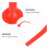 6Pcs Red Reusable Plastic Caulk Nozzle Tips for Accurate Home Repairs 4